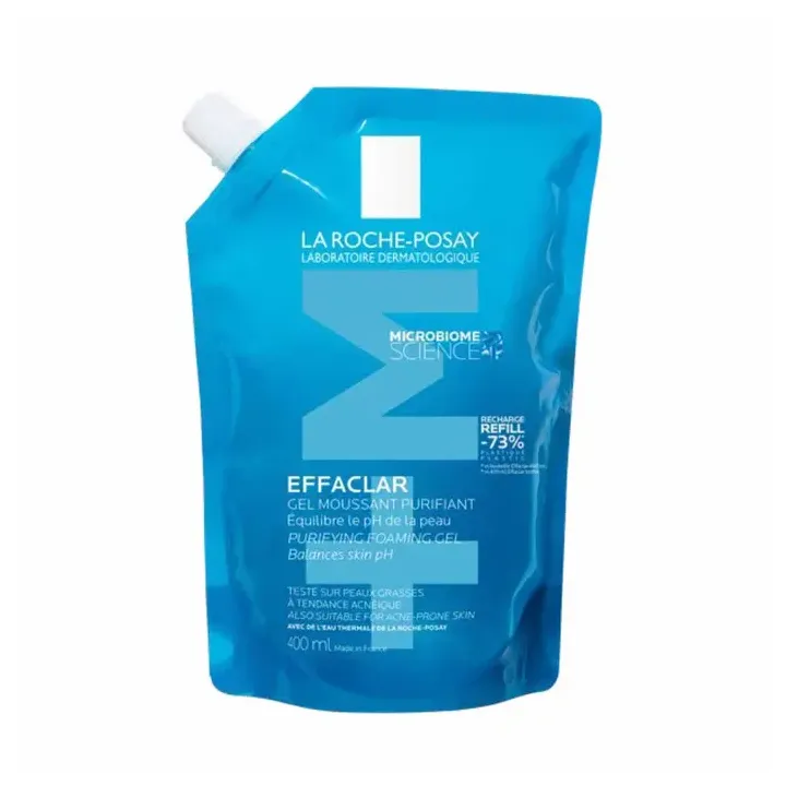 Effaclar gel moussant purifiant La Roche-Posay - éco-recharge de 400ml