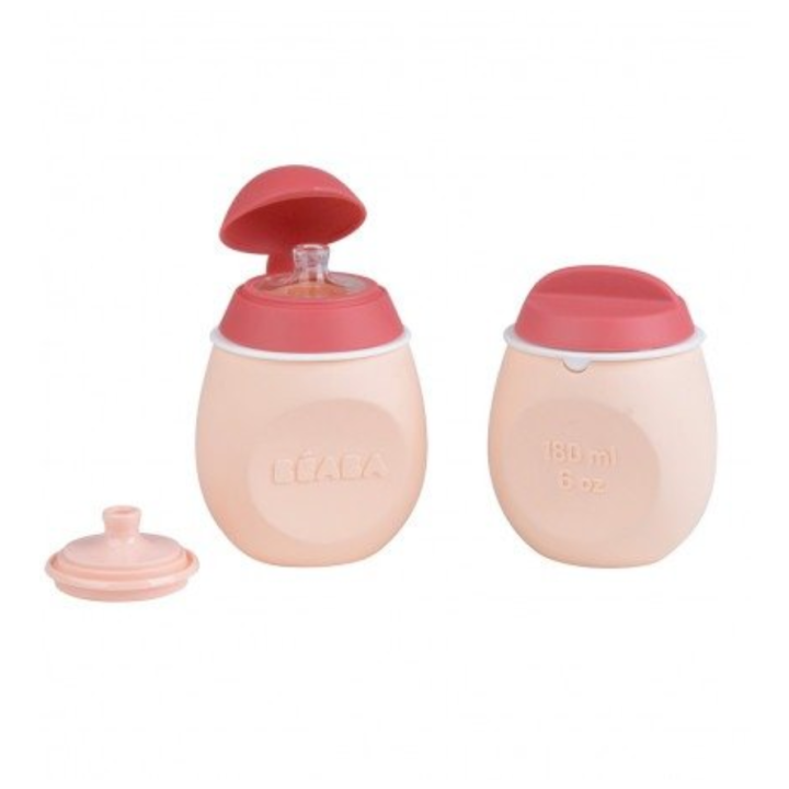 BabySqueez 2en1 et Squeez portion de conservation Béaba - 2 flacons 