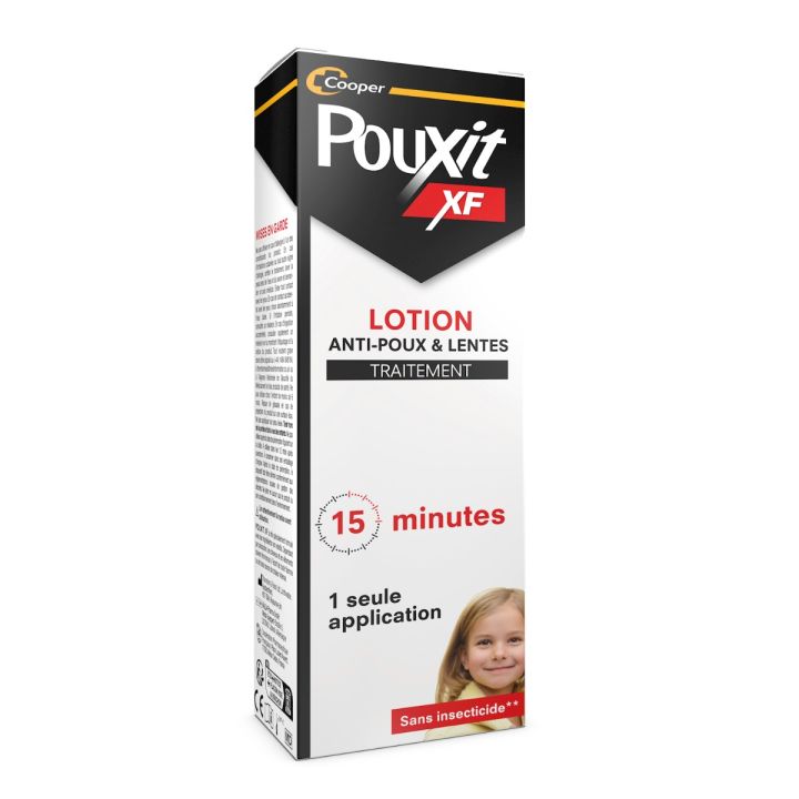 Lotion anti-poux et lentes XF Pouxit - flacon de 100 ml