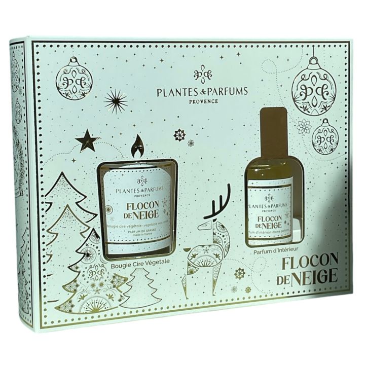 Coffret cadeau Flocon de neige Plantes & Parfums de Provence - coffret 2 produits
