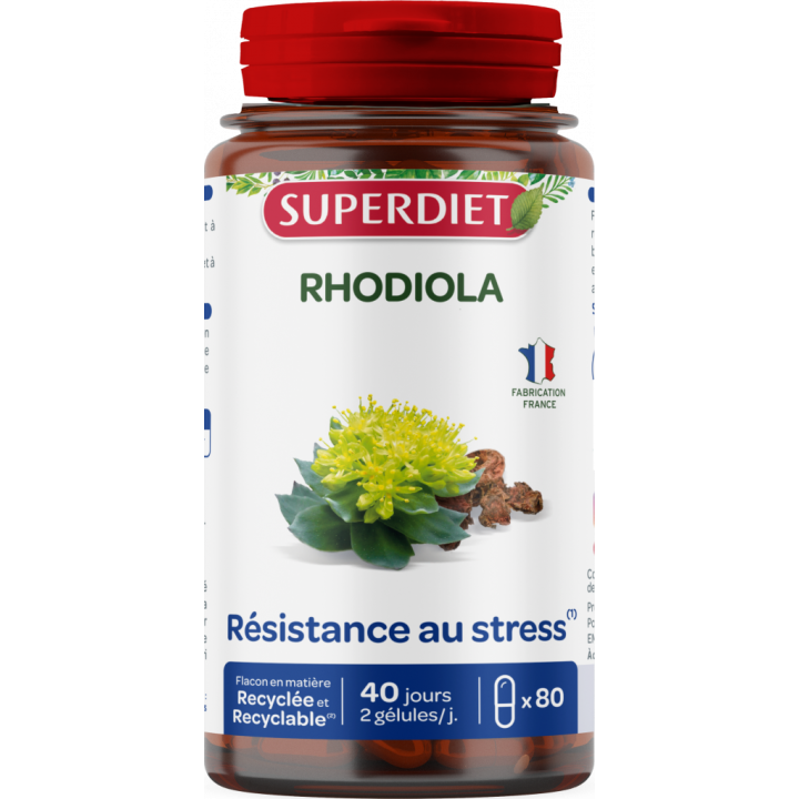 Rhodiola Superdiet - pot de 80 gélules