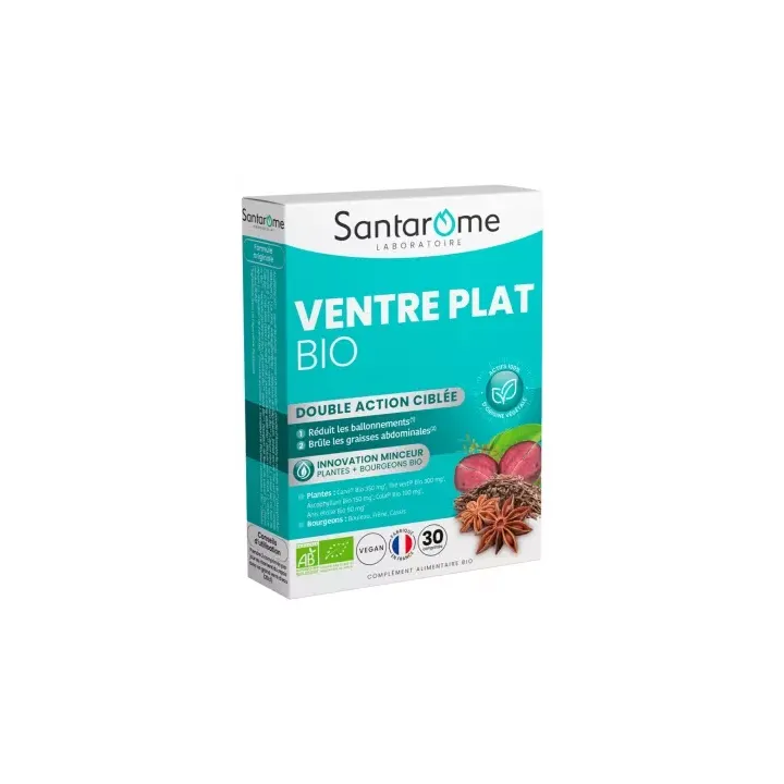 Ventre plat bio Santarome - boite de 30 comprimés