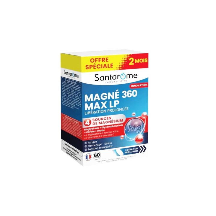 Magné 360 max LP Santarome - boite de 60 comprimés