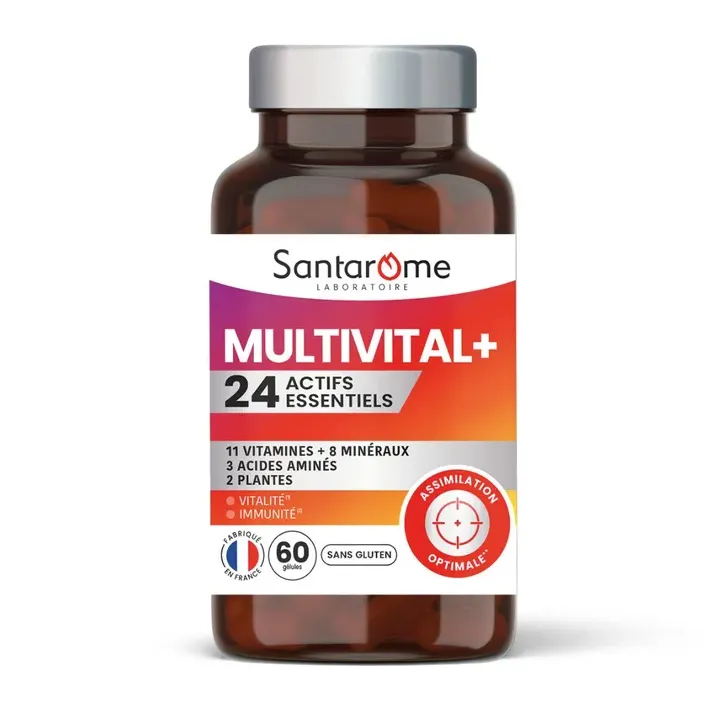 Multivital+ Santarome - pot de 60 gélules