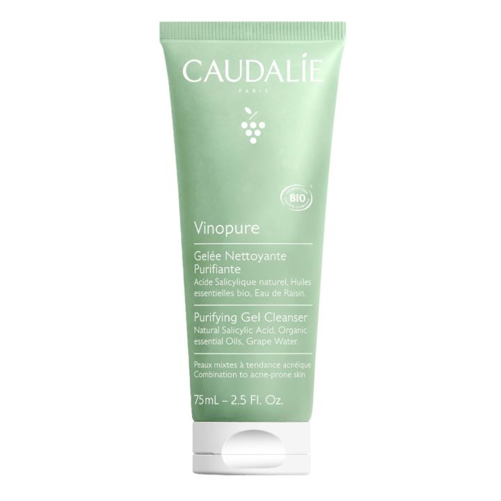 Vinopure Gelée nettoyante purifiante Caudalie - tube de 75ml