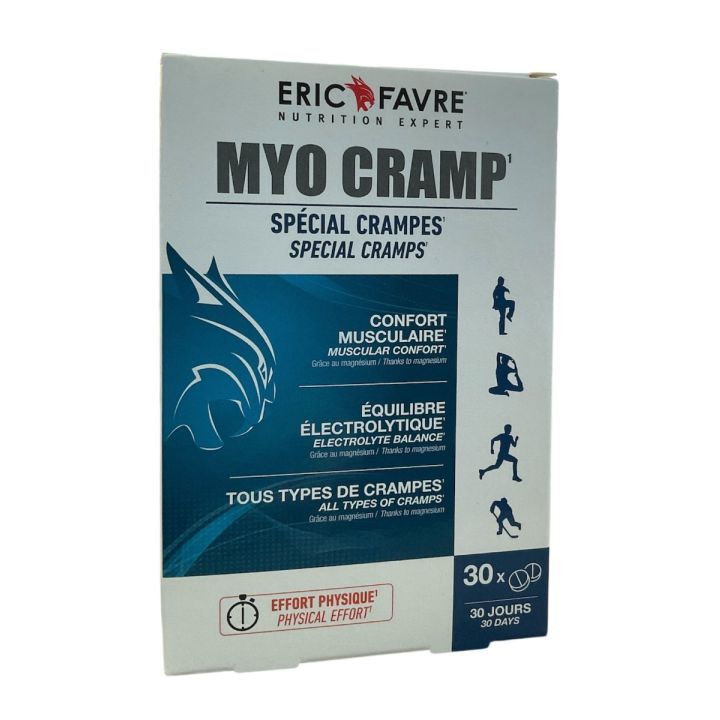 Myo Cramp Eric Favre - boîte de 30 comprimés
