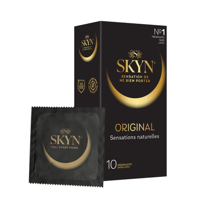 Préservatifs Skyn Original sans latex Manix - boîte de 10 préservatifs