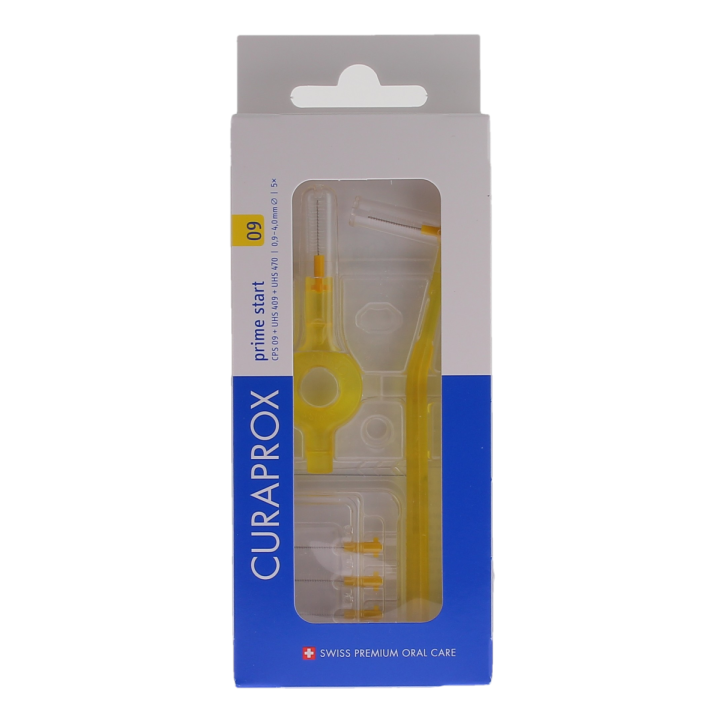 Set de brossettes interdentaires prime start taille 09 Curaprox - Boite de 5 brossettes