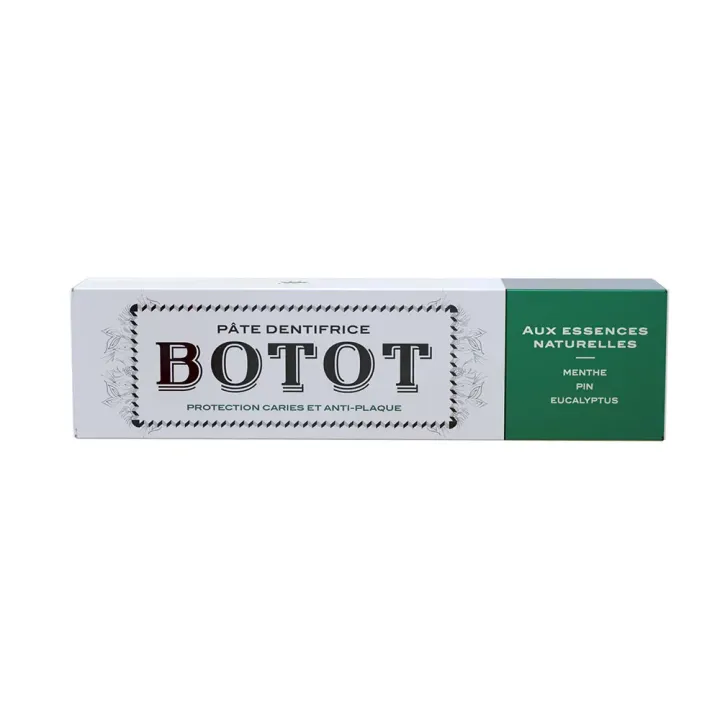 Pâte dentifrice Menthe Pin Eucalyptus Botot - tube de 75 ml