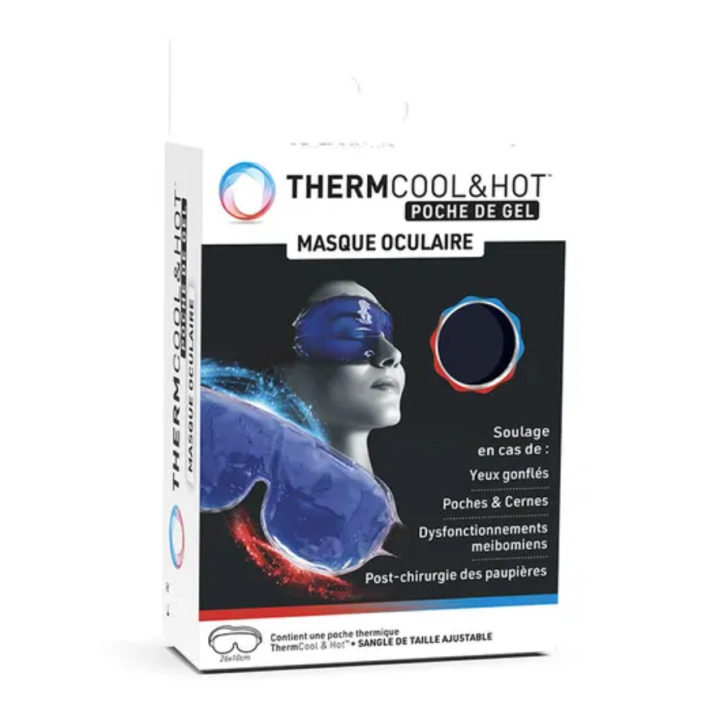 Thermcool & hot poche de gel masque oculaire Bausch Lomb - un masque 26x10cm