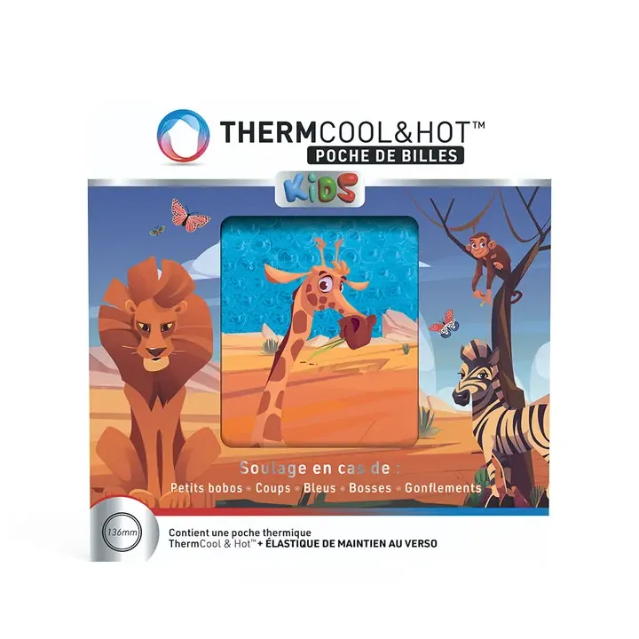 Thermocool&hot poche de billes kids girafe Bausch lomb - poche de billes 16mm