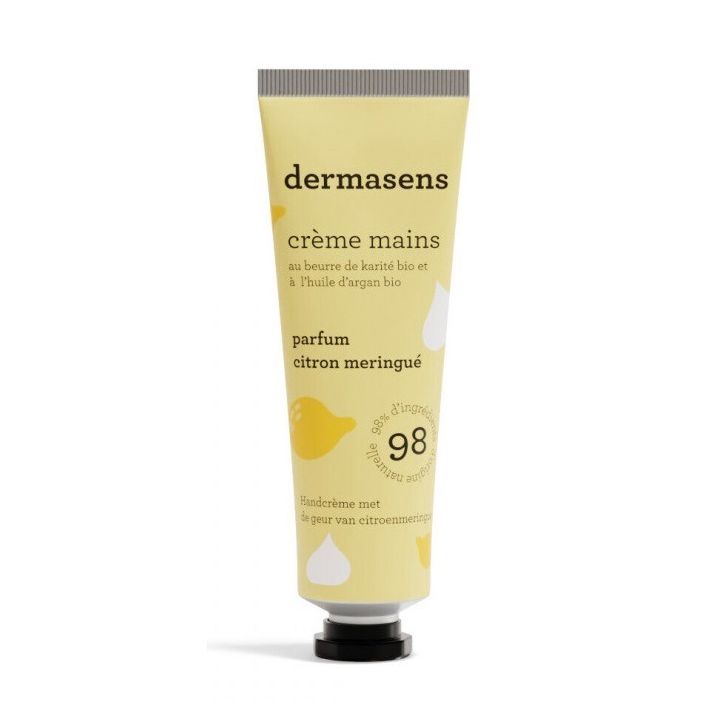 Dermasens Crème mains citron meringué Marque Verte - tube de 30ml