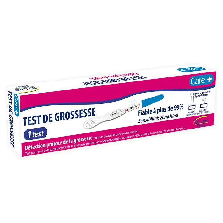 Test de grossesse précoce Care+ EG Labo - un test