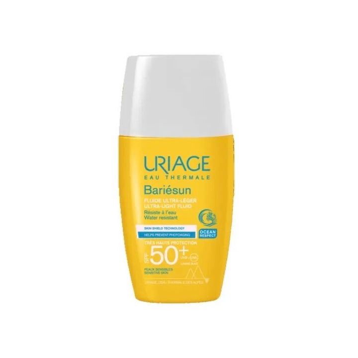 Bariésun fluide solaire ultra léger SPF50+ Uriage - tube de 30ml