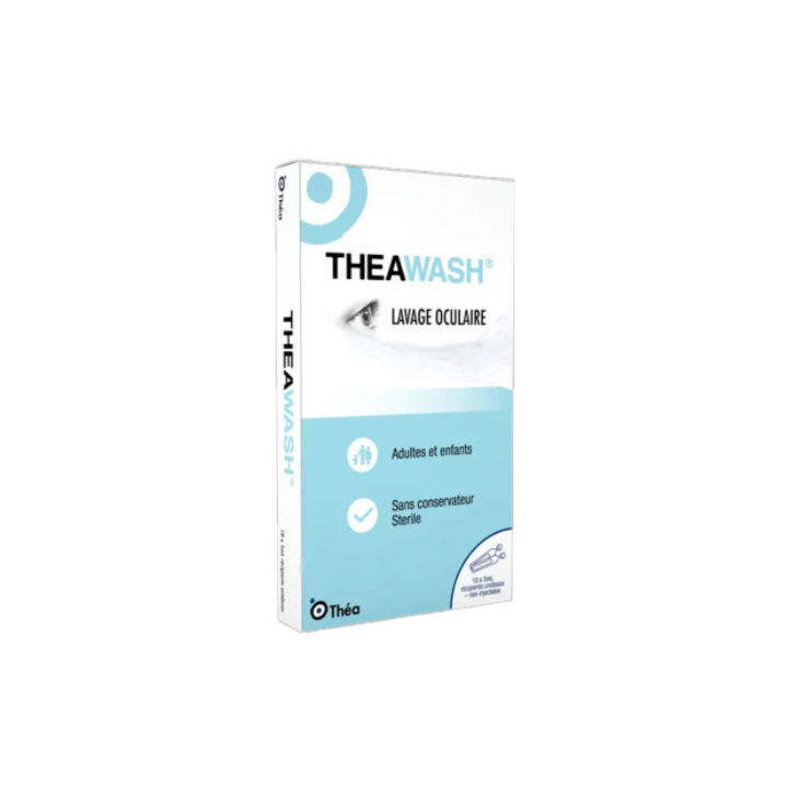 Theaphy hygiène oculaire Théa - boite de 10 unidoses de 5ml