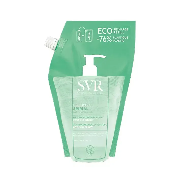 Deo-douche spirial SVR - eco-recharge de 400ml