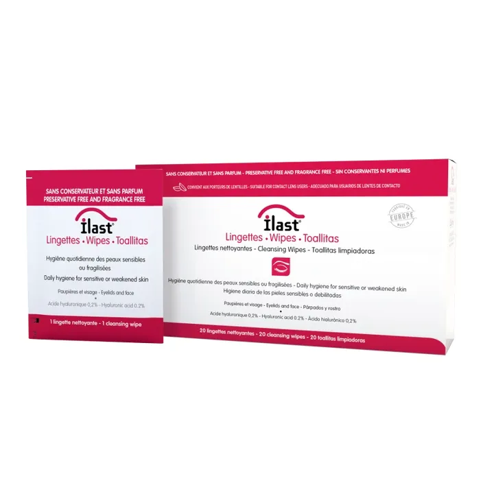 Ilast lingettes nettoyantes - boîte de 20 lingettes