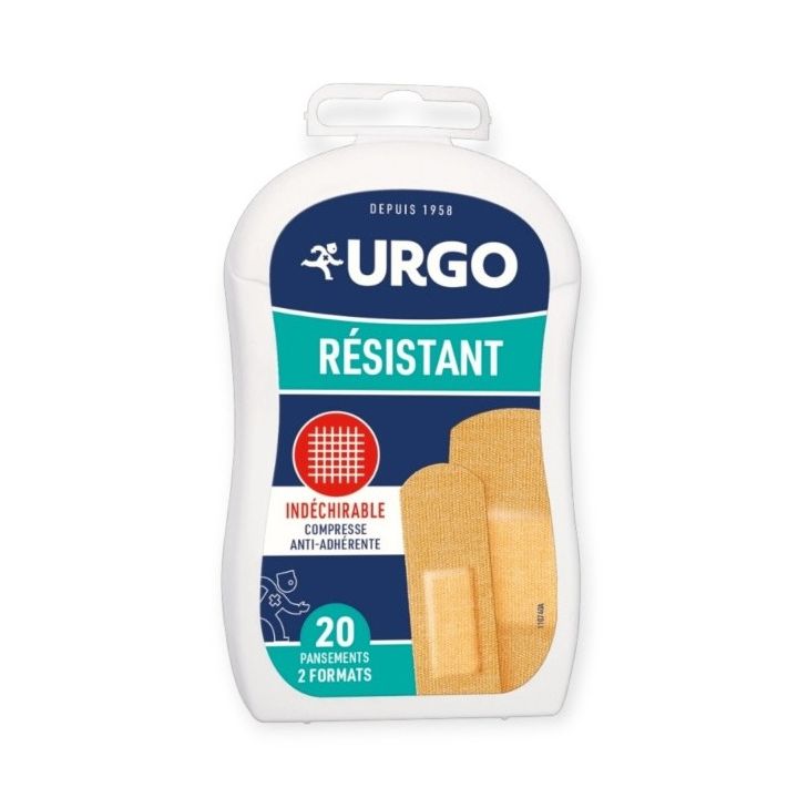 Pansements indéchirables Résistant Urgo - boîte de 20 pansements