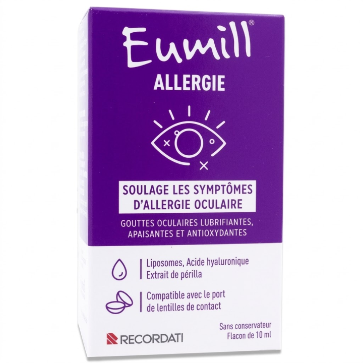 Gouttes Allergie oculaire Eumill - flacon de 10ml