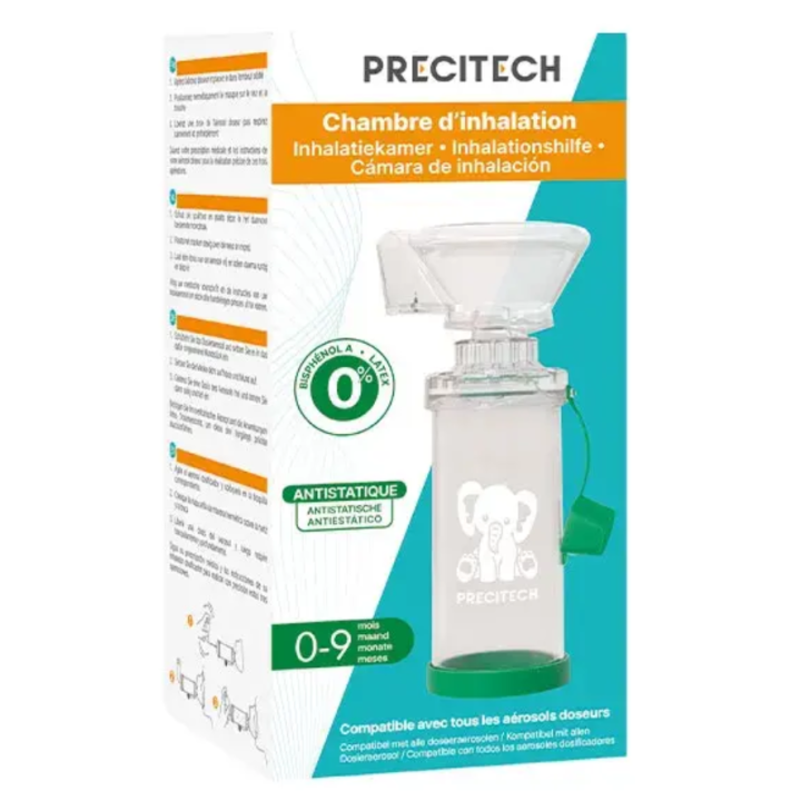 Precitech chambre d'inhalation Horizane - boîte d'une chambre avec masque 0/9 mois