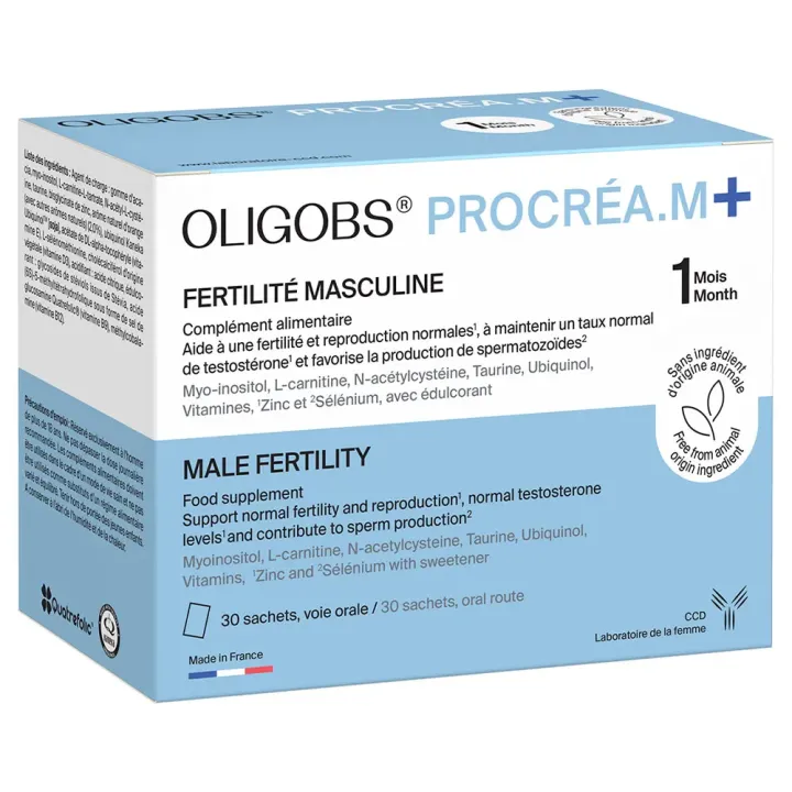 Oligobs Procréa.M+ Laboratoire CCD - boite de 30 sachets