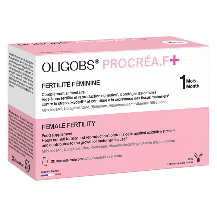 Oligobs Procréa.F+ Laboratoire CCD - boîte de 30 sachets