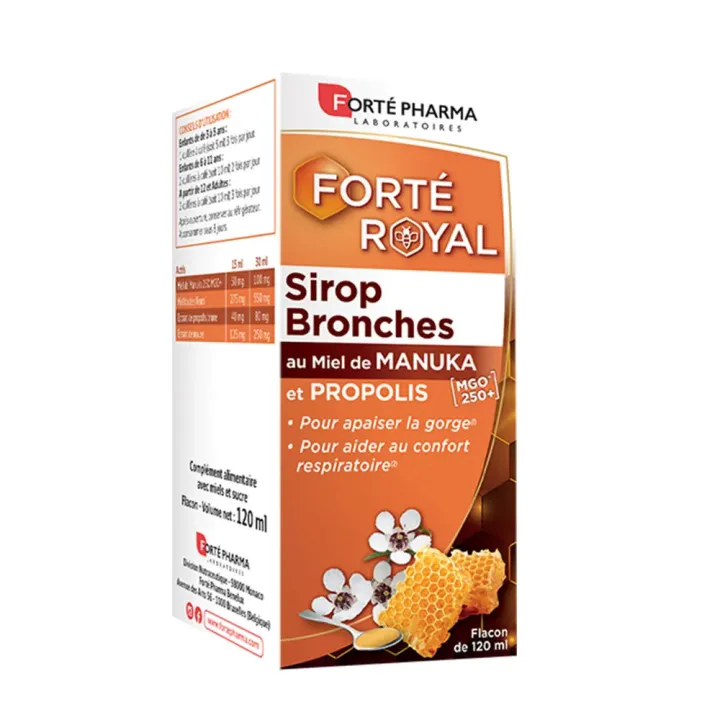 Forté Royale sirop bronches Forté Pharma - spray de 120ml 