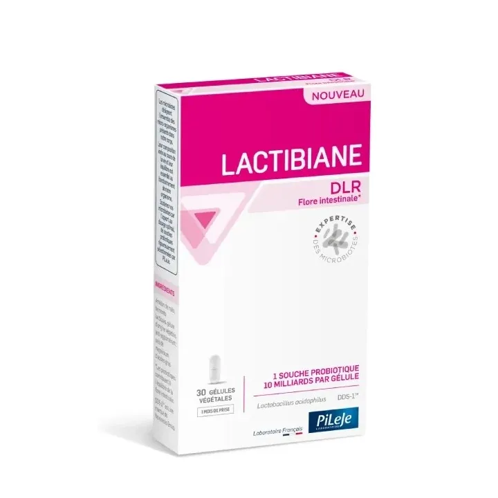 Lactibiane DLR flore intestinale Pileje - boîte de 30 gélules végétales 