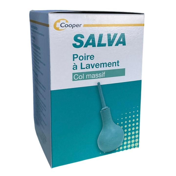 Salva poire à lavement col massif Cooper - une poire
