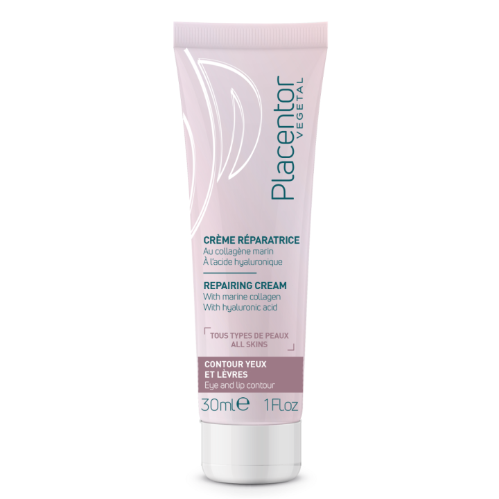 Crème réparatrice contour des yeux et lèvres Placentor - tube de 30 ml