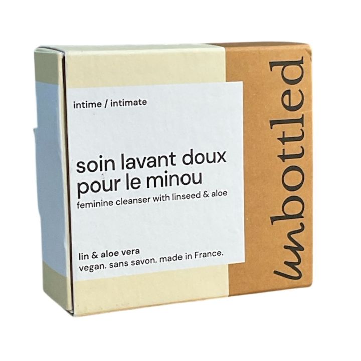 Soin lavant doux pour le minou Unbottled - pain de 90g