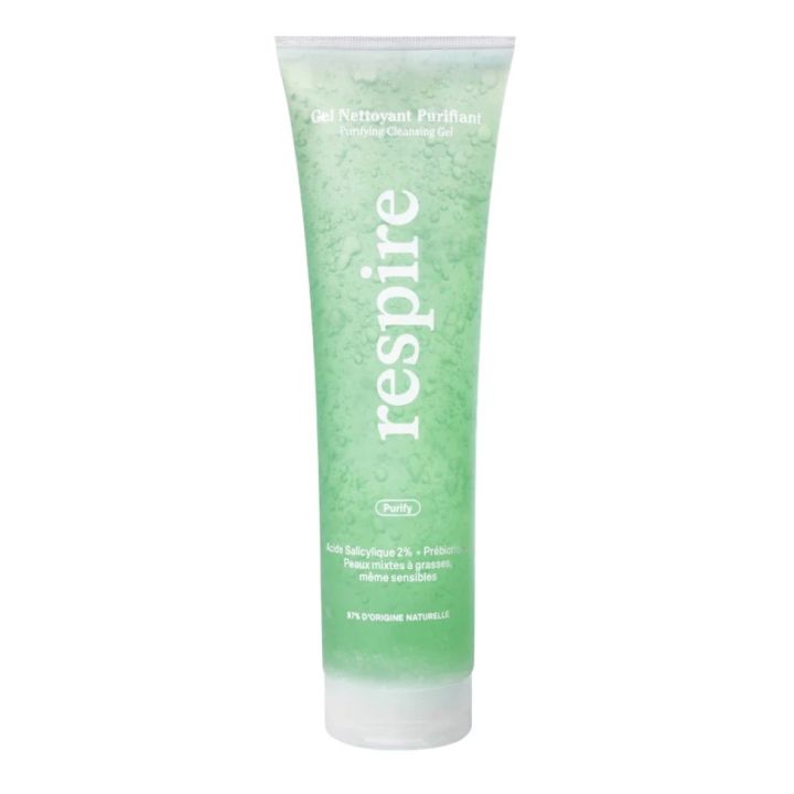 Gel nettoyant purifiant Respire - tube de 140ml