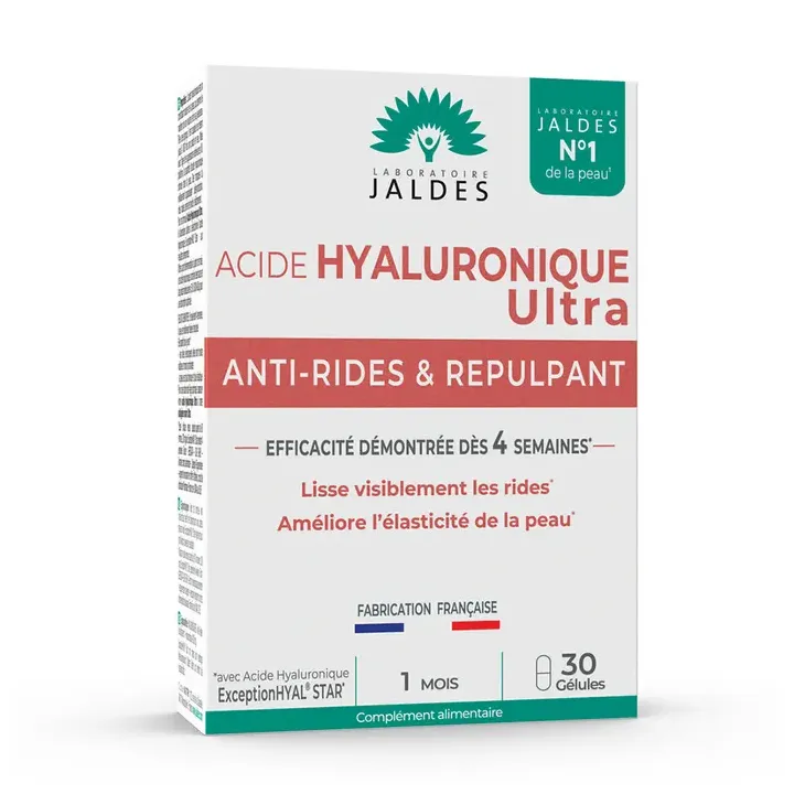 Collagène acide hyaluronique ultra anti-âge Jaldes - boîte de 30 gélules