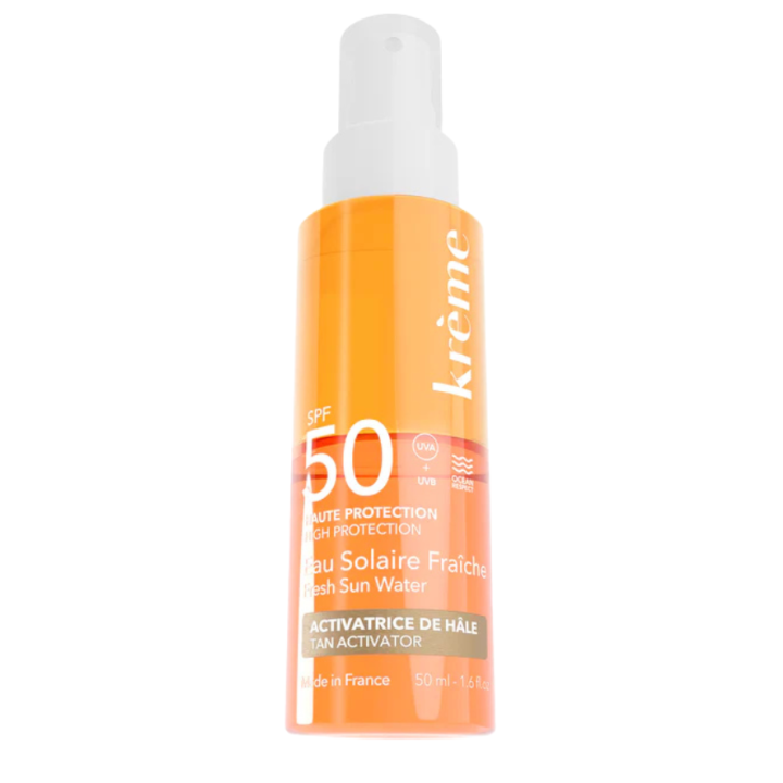 Eau solaire fraîche SPF50 Krème - spray de 50ml
