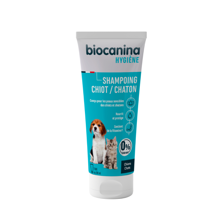 Shampoing chiot / chaton Biocanina - tube de 200 ml