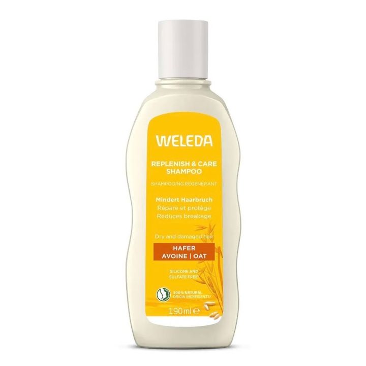Shampooing régénérant à l'avoine Weleda - tube de 190ml