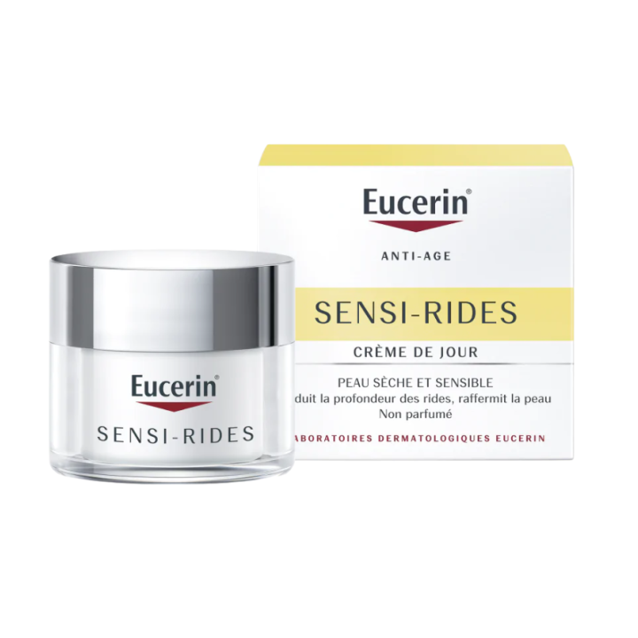 Sensi-Rides Crème de jour peau sèche Eucerin - pot de 50 ml