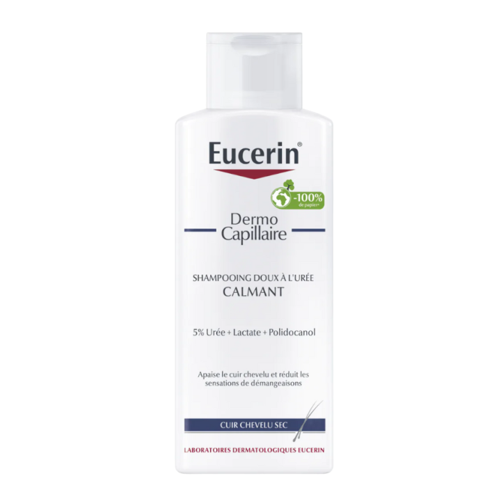 DermoCapillaire Shampoing urée calmant Eucerin - tube de 250 ml