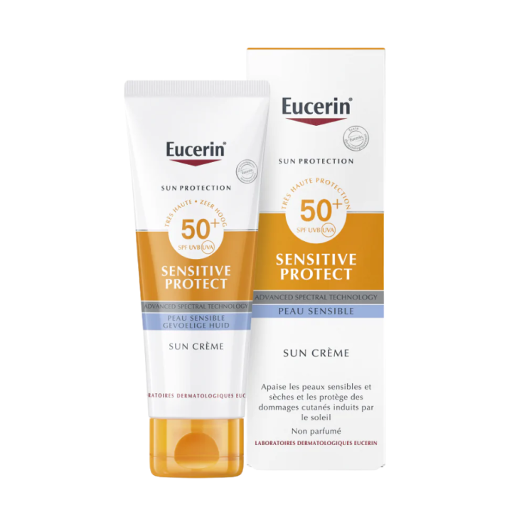 Crème solaire visage SPF 50+ Eucerin Sun - tube de 50 ml
