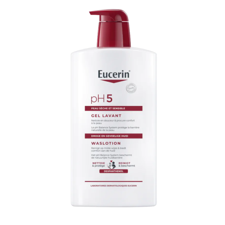 pH5 Gel lavant Eucerin - flacon-pompe de 1L