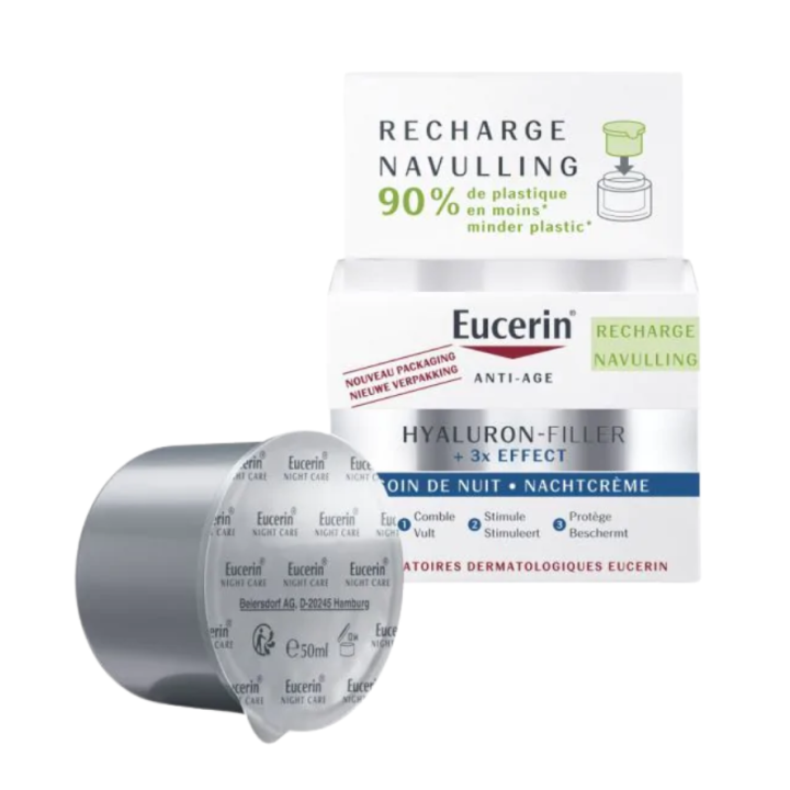Hyaluron-filler + 3x Effect Soin de nuit Eucerin - recharge de 50ml