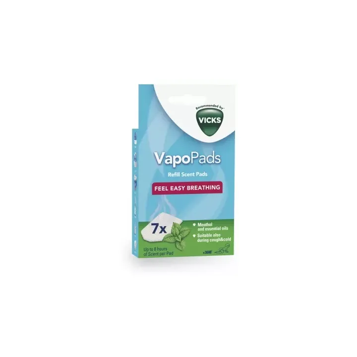 VapoPads recharges pour inhaler Vicks - lot de 7 pads