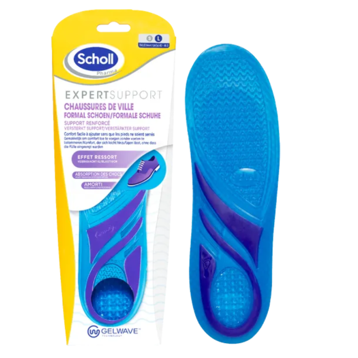 Expert support semelles chaussures de ville taille L Scholl - 1 paire de semelles