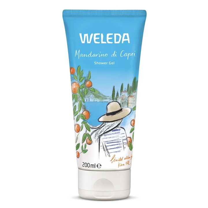 Crème de douche Mandarino di Capri Mandarine ensoleillée Weleda - tube de 200ml