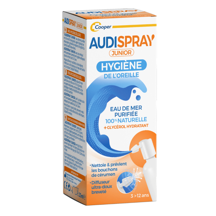 Audispray Junior hygiène de l'oreille - spray auriculaire 25 ml