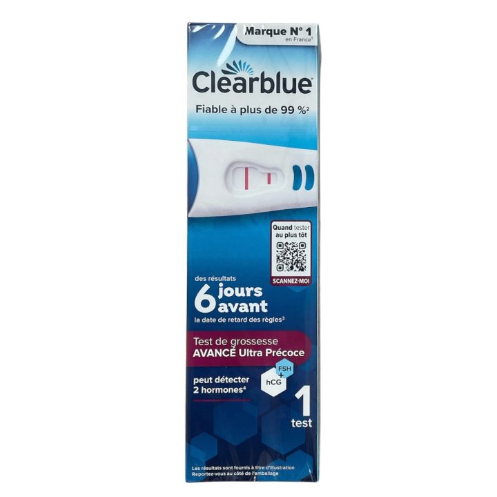 Test de grossesse détection précoce Clearblue - un test