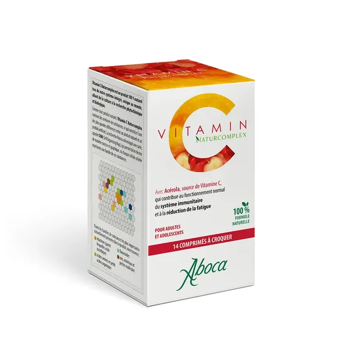 Vitamin C naturcomplex avec acerola Aboca - boîte de14 comprimés
