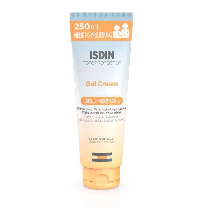 Gel crème solaire fotoprotector SPF30 Isdin - tube de 250ml