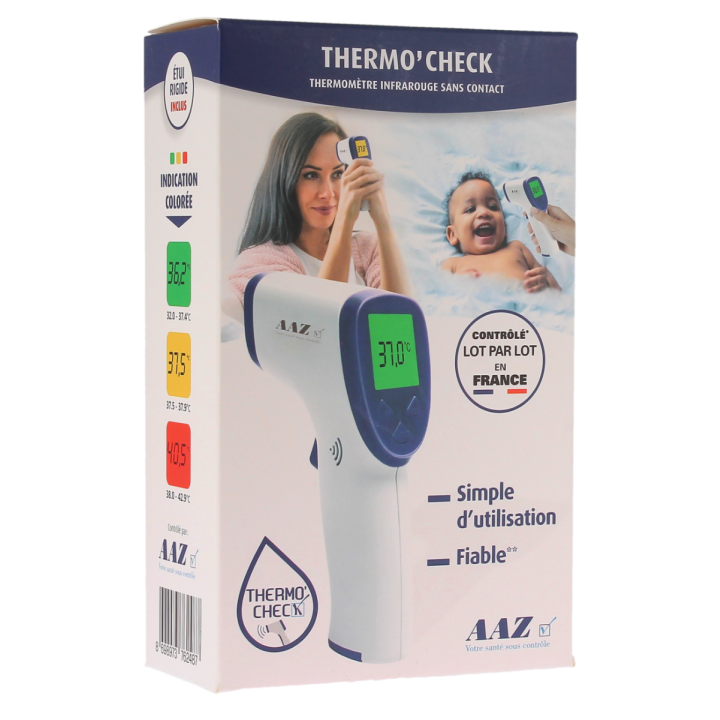 Thermo'check thermomètre infrarouge AAZ - un thermomètre