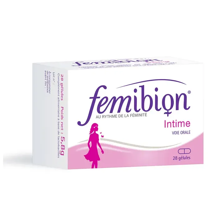 Femibion intime Procter & Gamble - boîte de 28 gélules